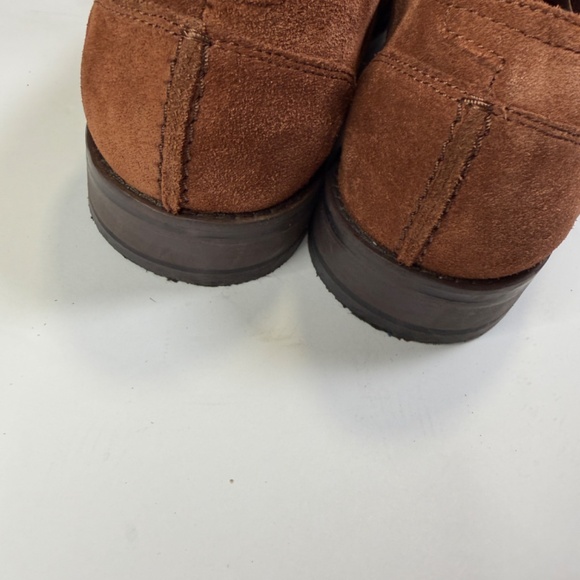 Clarks Brown Suede Derby Shoes Mens 9.5